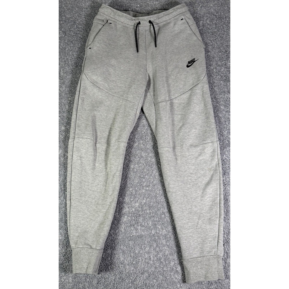 Nike Sweatpants Mens Small Gray Tech Fleece Joggers Pants Sportswear CU4495-063
